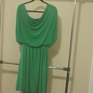 Emerald green dress